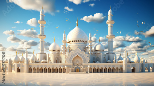 3D mosque islamic