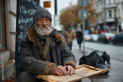 Homeless people who need a place to stay  © VRAYVENUS