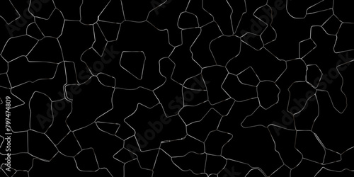 Black dark broken glass effect abstract background 