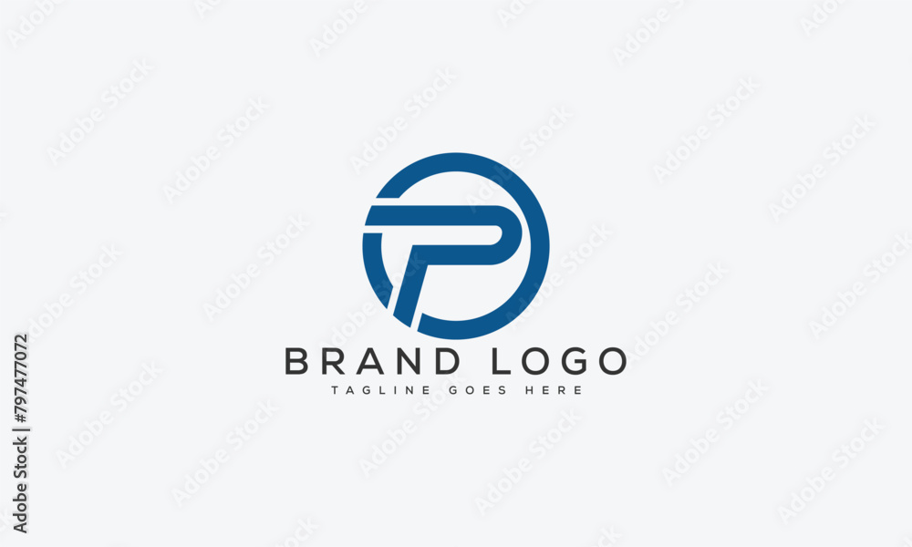 letter P logo design vector template design for brand. letter P logo design vector template design for brand.