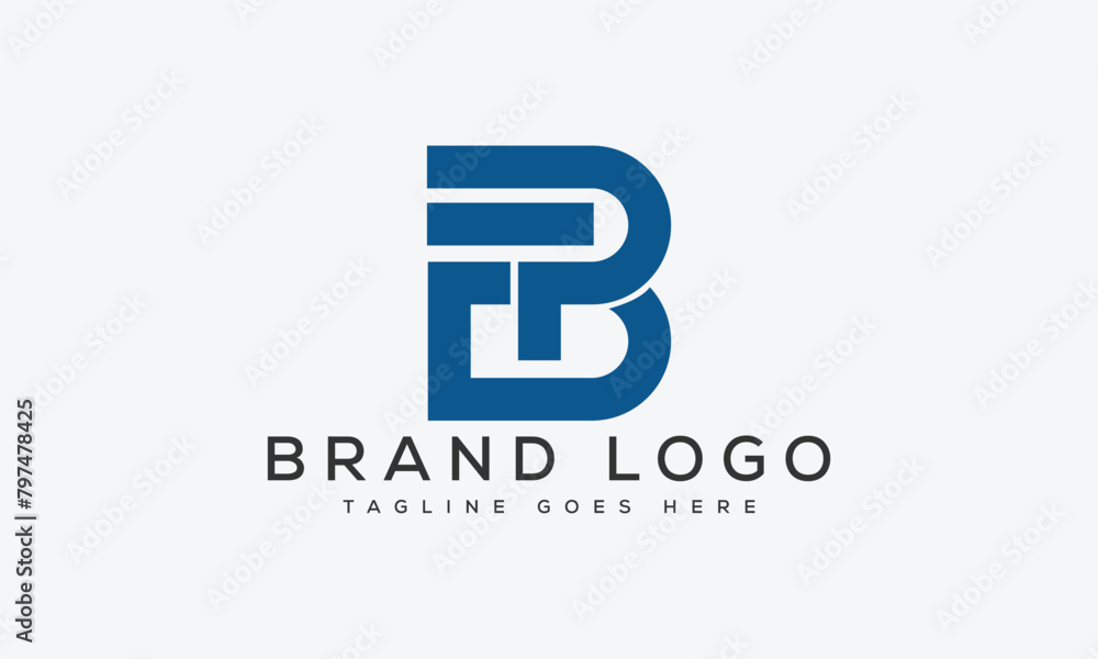letter BP logo design vector template design for brand. letter BP logo design vector template design for brand.