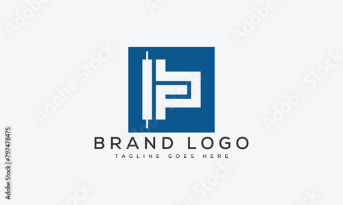Canvas-taulu letter BP logo design vector template design for brand.