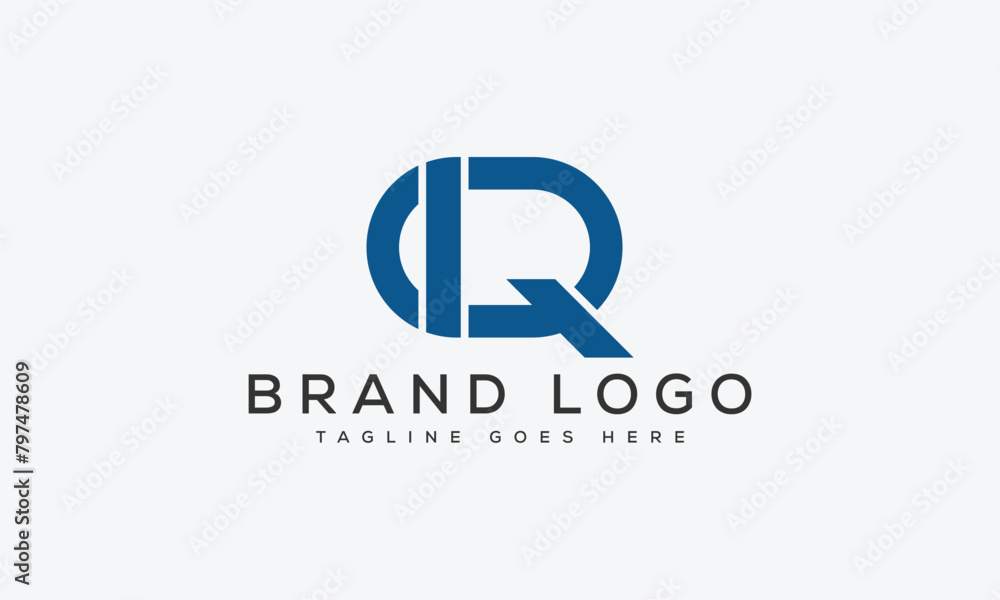 letter IQ logo design vector template design for brand letter IQ logo design vector template design for brand