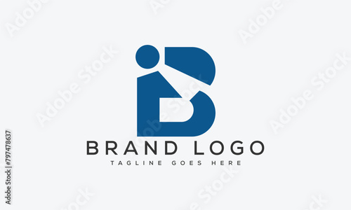 letter BI logo design vector template design for brand