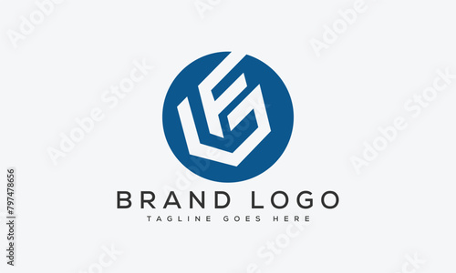 Free Download letter GF logo design vector template design for brand - GFXLoad
