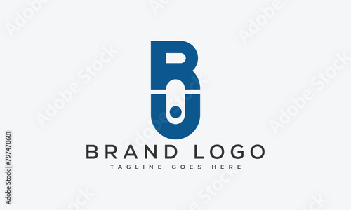 Free Download letter RU logo design vector template design for brand - GFXLoad