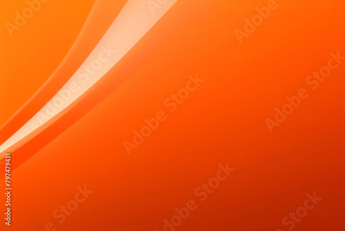 Contraste padrão de ondas curvas laranja e branco. Fundo ondulado corporativo abstrato com círculos. Design de banner vetorial