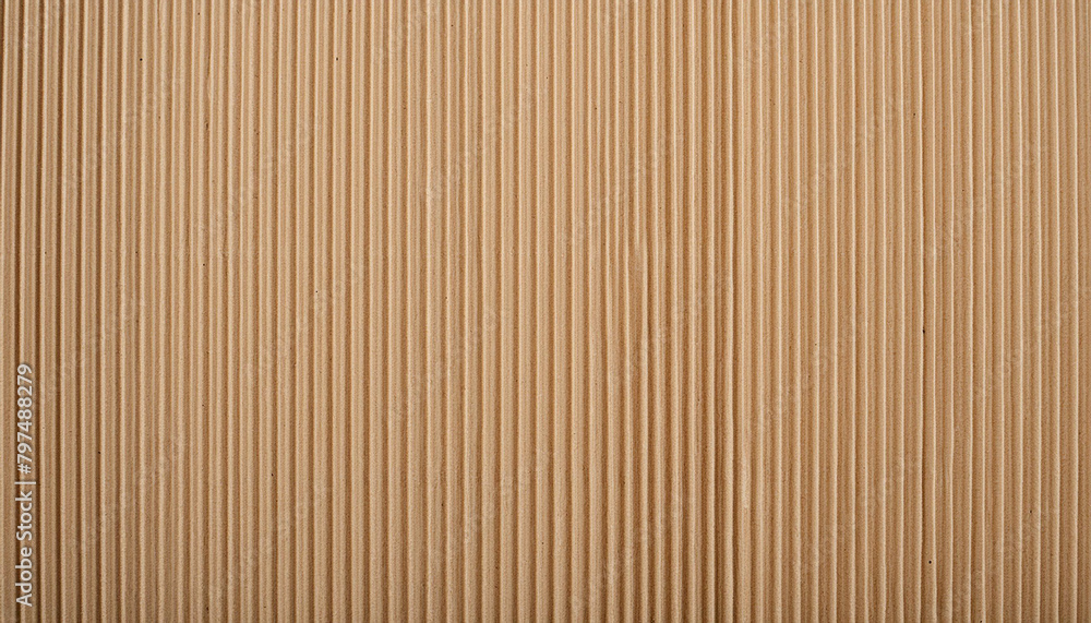 A background of corrugated cardboard, emphasizing the grooved lines for an industrial feel A background of corrugated cardboard, emphasizing the grooved lines for an industrial feel