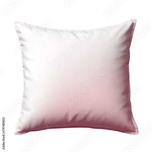 cobalt pink cushion on Isolated transparent background png. generated with AI photo