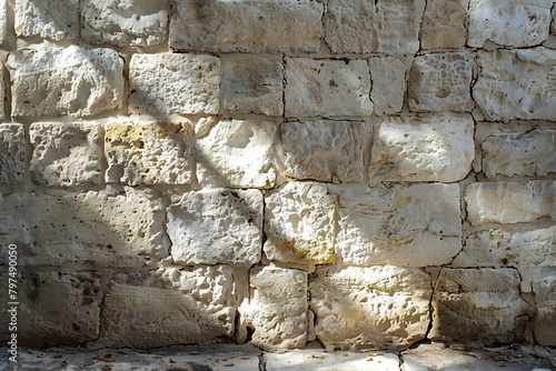 Witness the timeless elegance of a weathered stone wall, each rough-hewn surface a testament to the passage of centuries. 