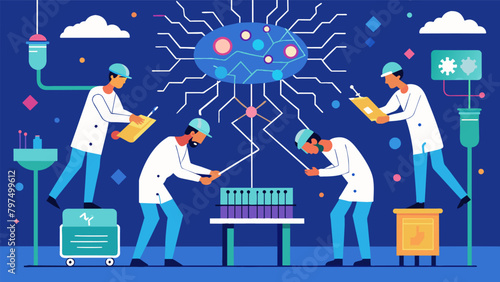 Using advanced nanotechnology engineers carefully construct artificial synapses that are capable of processing information at lightningfast speeds..