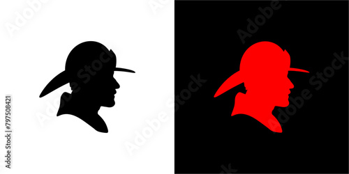 Fire fighter silhouette.eps