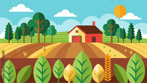 A farm that plants cover crops such as clover and winter wheat to enrich the soil and provide food for wildlife during the offseason.