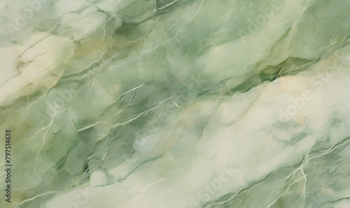 marble pattern with swirls of emerald and cream colors intricately blending and weaving together  Generative AI