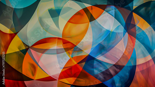 Capture the cycle of addiction and recovery through abstract shapes and colors