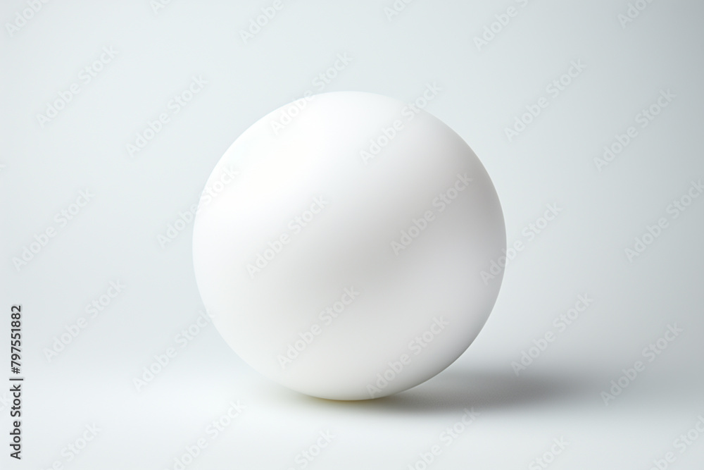 White balls on a white background. 3d render, 3d illustration White balls on a white background. 3d render, 3d illustration