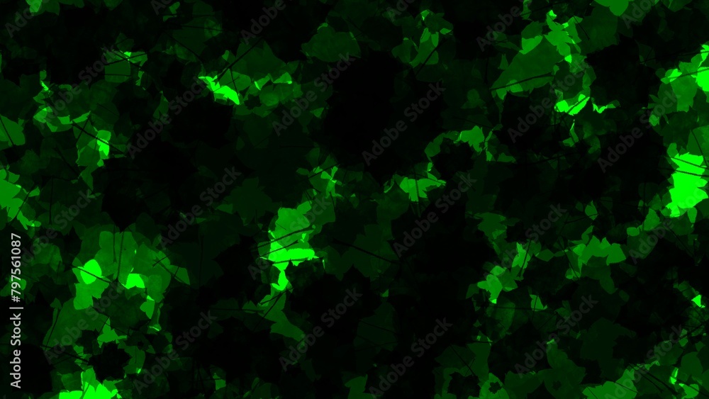 Black Maple Leaf Silhouette on Green Background Wallpaper Black Maple Leaf Silhouette on Green Background Wallpaper