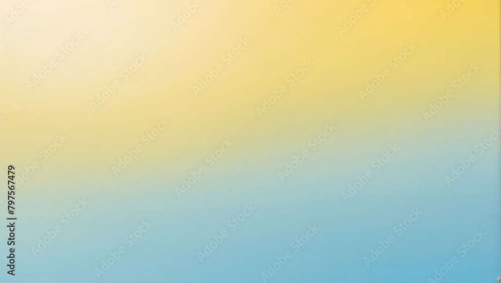 Gradient background in soft shades of lemon yellow and baby blue.