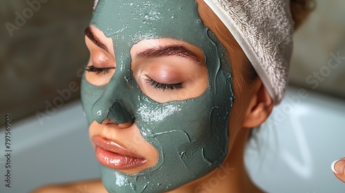 A woman undergoing a skinca...