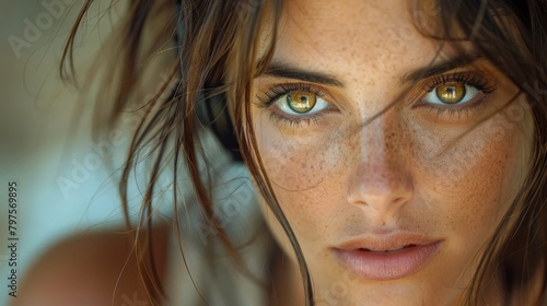 Young woman with natural be...