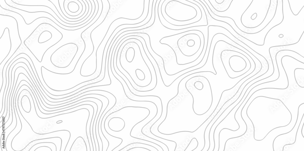 White wave paper curved reliefs abstract background. The topographic ...
