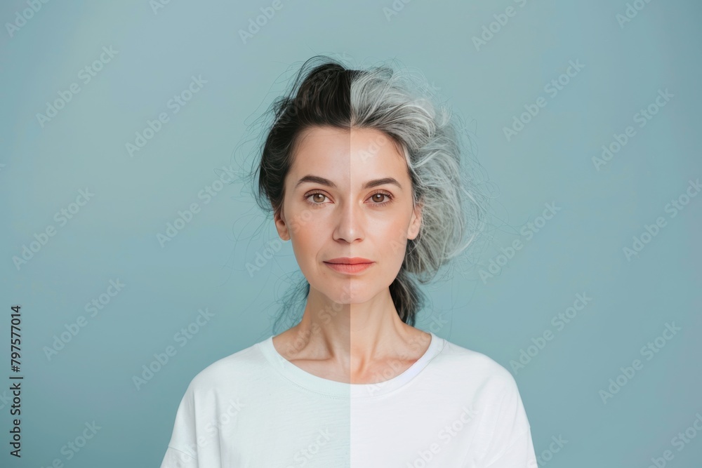Science behind youthful cosmetic enhancements reflects in skincare splits, integrating facial therapy for visual contrast in age. Science behind youthful cosmetic enhancements reflects in skincare splits, integrating facial therapy for visual contrast in age.