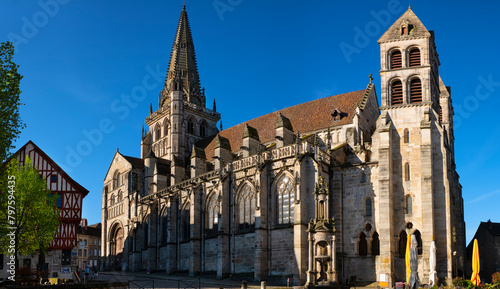 Εκτύπωση καμβά La cathédrale Saint-Lazare d'Autun, France