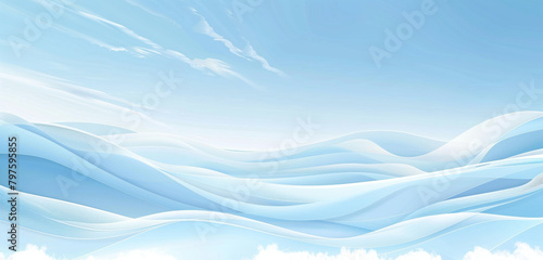 Soft pastel waves in a vector design, creating a soothing background for therapeutic uses. photo