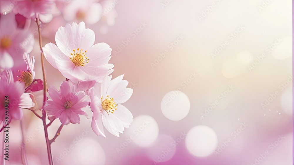 spring flowers background