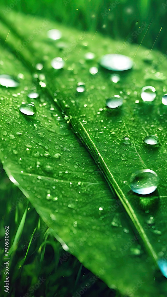 water drops on leaf water drops on leaf