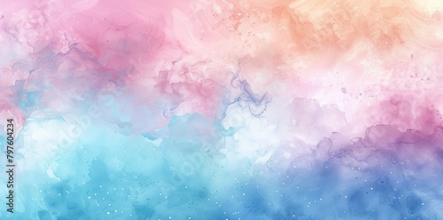 Captivating watercolor wash background with vibrant colors and confident strokes. 