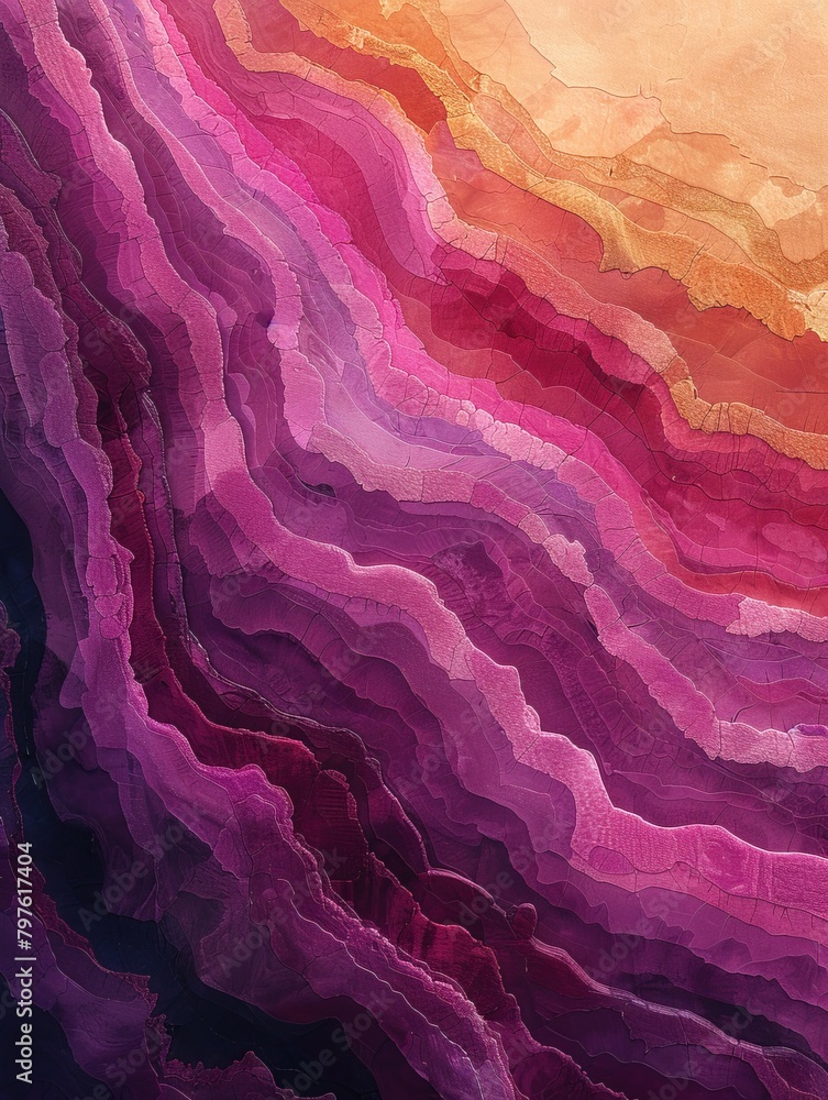 Pink and purple fluid painting with a marble effect. Pink and purple fluid painting with a marble effect.