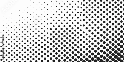a black and white photo of a half circle pattern