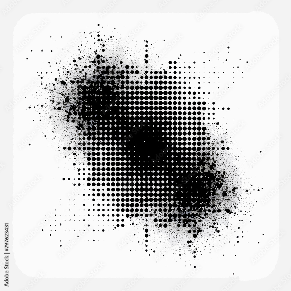 a black and white dot pattern on a white background a black and white dot pattern on a white background