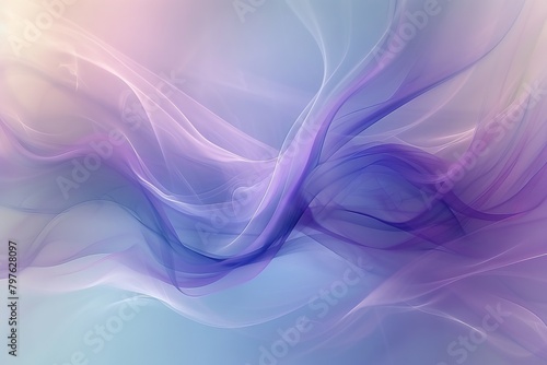 Blue and purple abstract background with waves