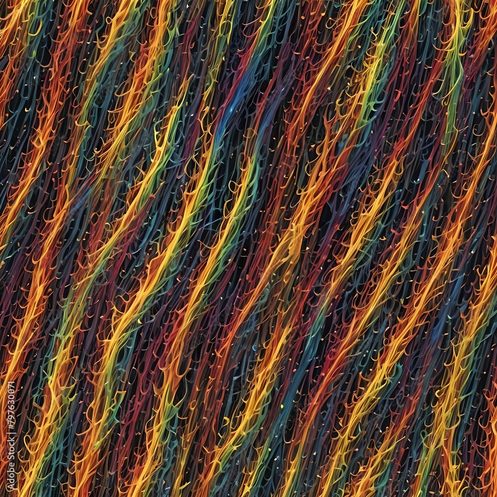 Abstract background flame rainbow lines