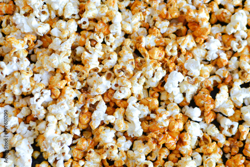 Popcorn texture background