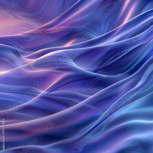 Blue and purple wavy lines background