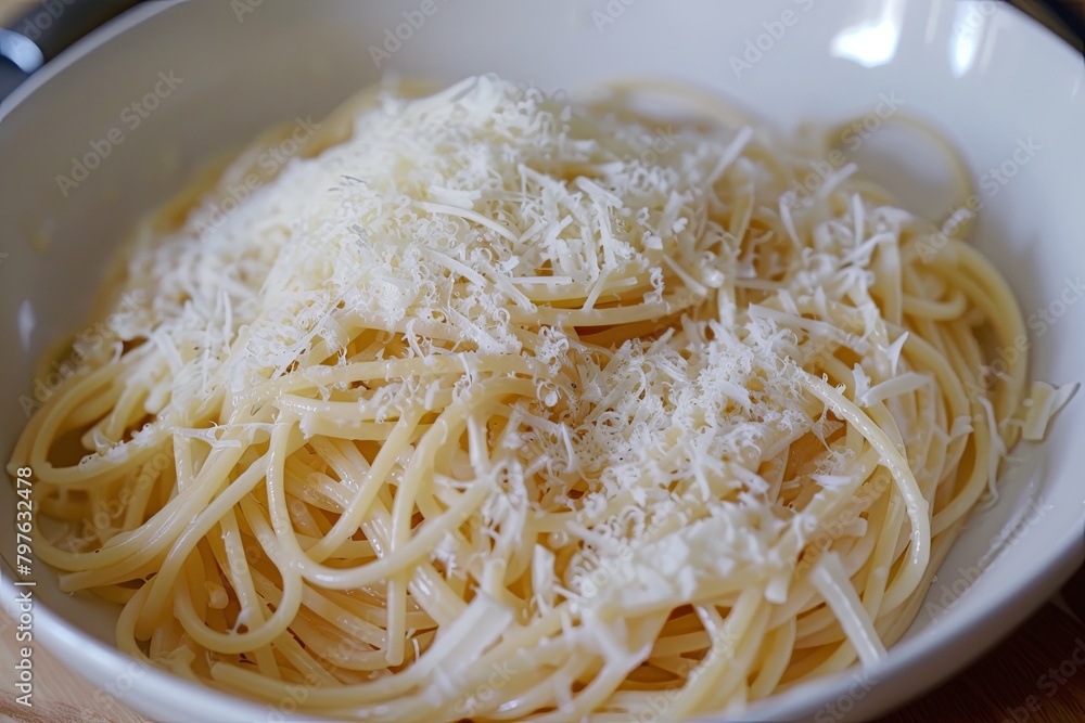 Parmesan Perfection: Capturing Spaghetti Elegance Through Cheese Parmesan Perfection: Capturing Spaghetti Elegance Through Cheese