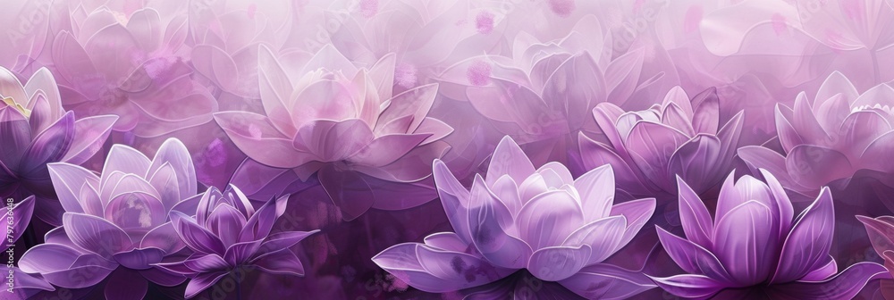 Gentle whispers of lavender grace this abstract design, with subtle botanical silhouettes creating a sense of mystery and sophistication for decorative purposes. Gentle whispers of lavender grace this abstract design, with subtle botanical silhouettes creating a sense of mystery and sophistication for decorative purposes.