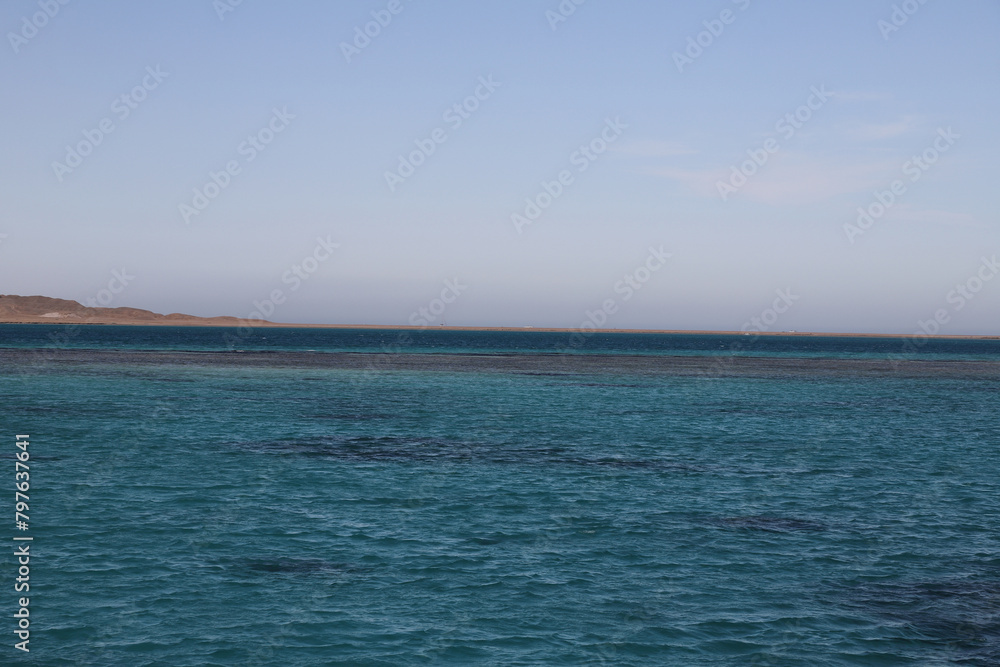 red sea, sea scape and sky scape