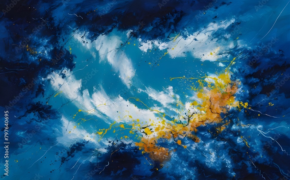 abstract watercolor background with splashes