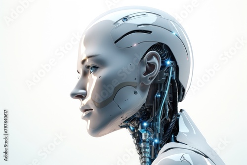 AI robot human helmet person. © Rawpixel.com