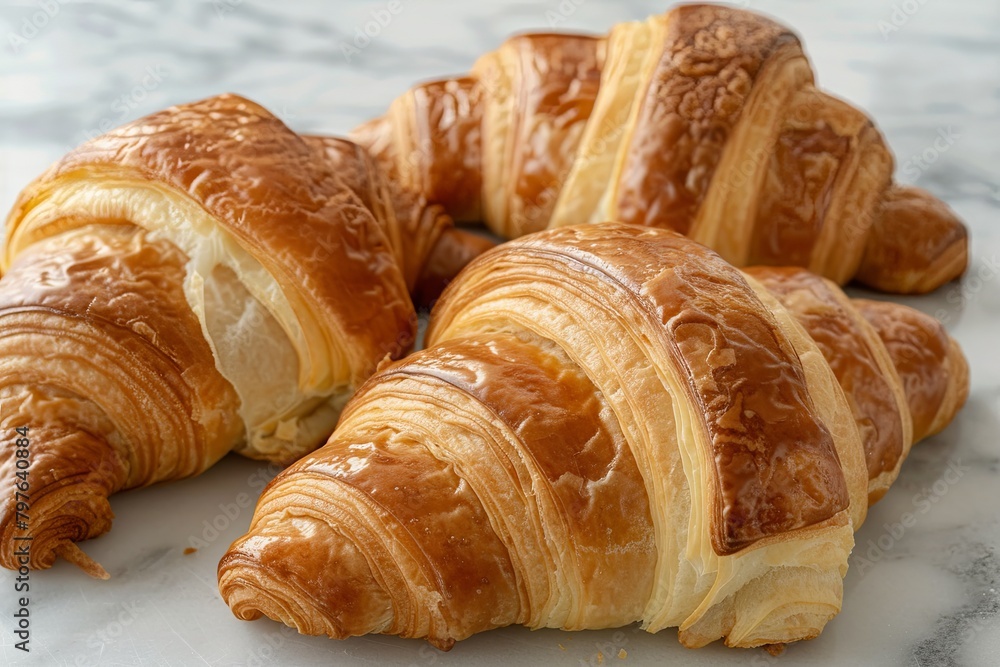Golden Croissants: A Traditional French Twist in Bakery Artistry