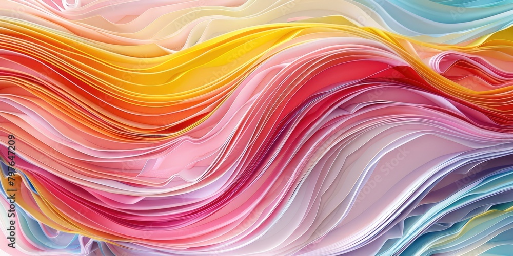 Obraz premium Paper-themed backdrop infused with abstract coloring to create a dynamic visual backdrop.