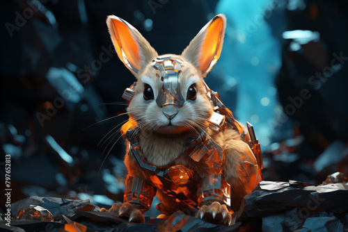 iron rabbit photo