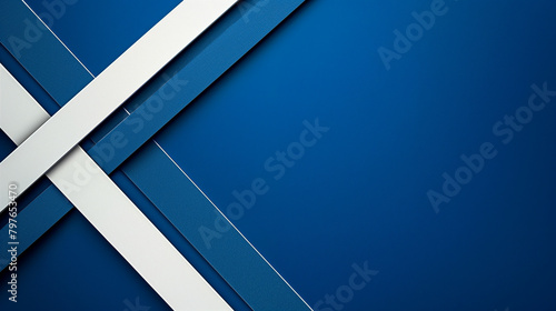 Background with blue and white abstract lines