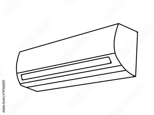 Ac outline design vector