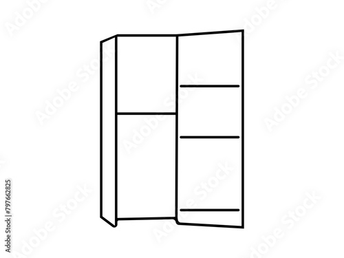 Freez outline design illustration