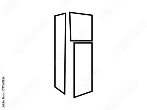 Freez outline design illustration